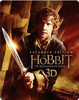 The desolation of Smaug 3D steelbook de Amazon