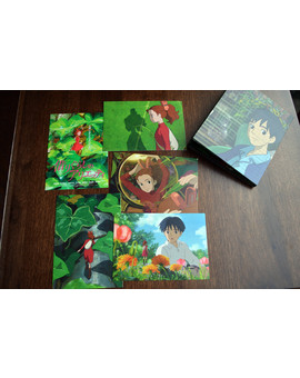 Fotos del interior de ediciones de Studio Ghibli adivinar de que peli son