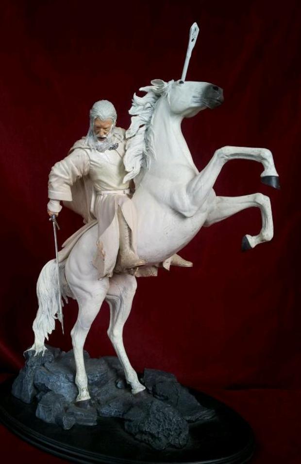 Gandalf el Blanco y Sombra Gris