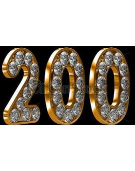 Gracias a mis queridos 200 Seguidores valiosos como DIAMANTES
