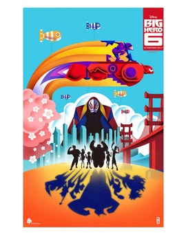Big Hero 6, póster de Kaz Oomori