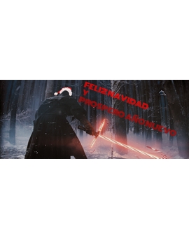 Kylo Ren os desea una Feliz Navidad Sith