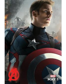 Poster individual del Capitán América en Avengers: Age Of Ultron
