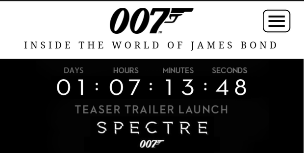Cuenta atrás para el teaser trailer de SPECTRE