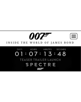 Cuenta atrás para el teaser trailer de SPECTRE