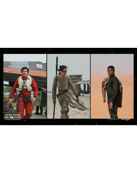 Nuevas imágenes del trío protagonista de SW VII