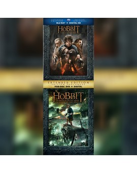 Carátulas del Bluray y Dvd de las versiones extendidas 