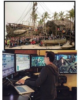 Pirates of the Caribbean Dead Men Tell No Tales, imagen del reparto por el "#talklikeapirateday" y foto de la postproducción