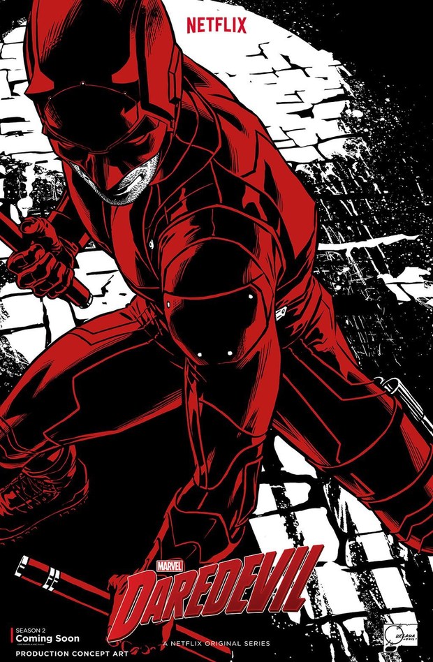 DAREDEVIL Season II, concept art póster