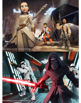 DISNEY INFINITY: THE FORCE AWAKENS, figuras y playset 