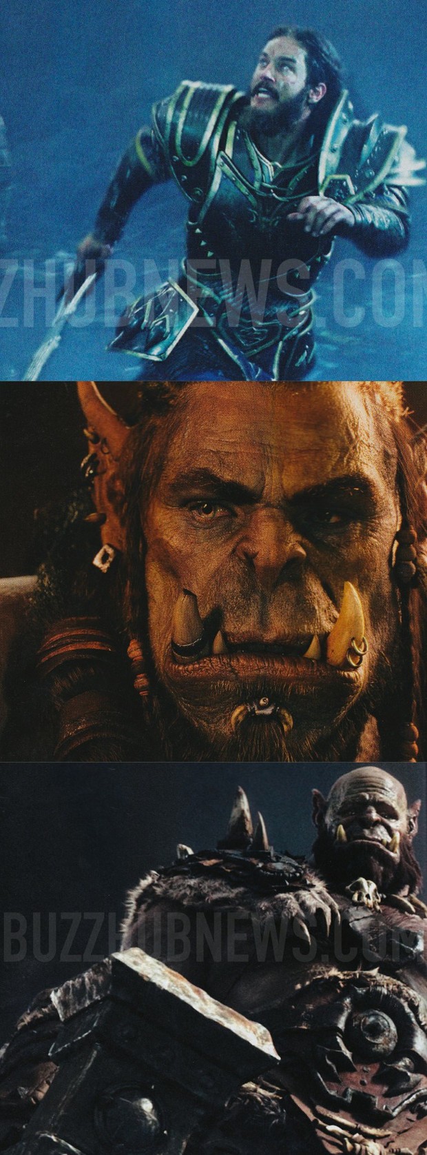 'Anduin Lothar', 'Durotan' & 'Orgrim' de WARCRAFT del interior del nuevo número de Empire