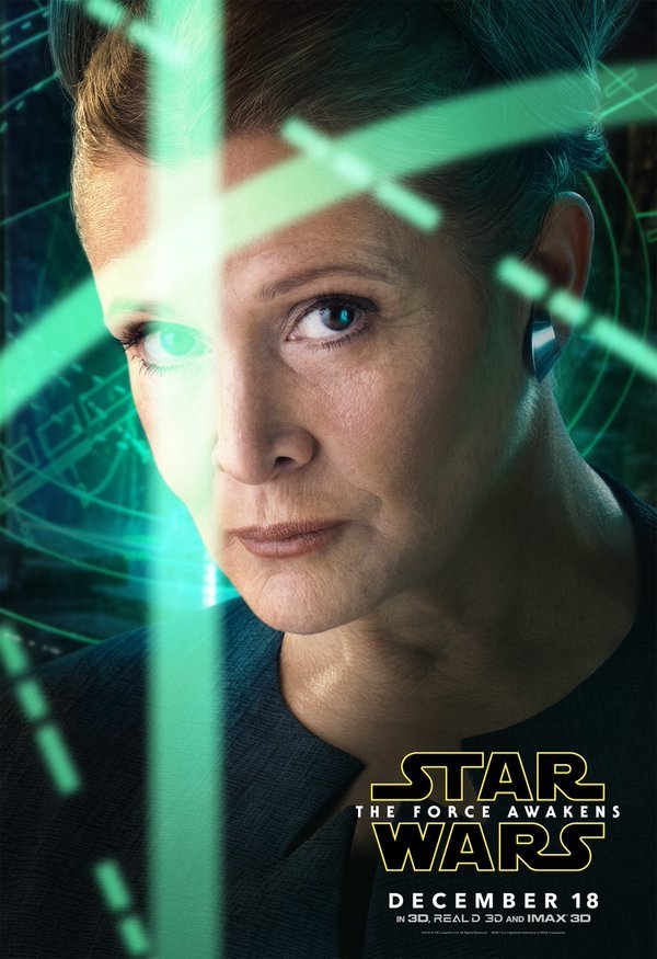 El Despertar de la Fuerza, Póster individual de Leia
