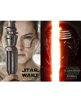 El Despertar de la Fuerza, Pósters individuales de Kylo y Rey