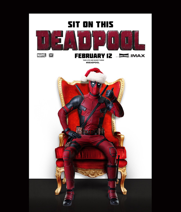 DEADPOOL, póster promocional para estas navidades