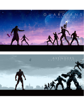 Thor contra Visión y Drax explicando el origen de sus tatuajes en las escenas eliminadas que a Marvel no le salió de los huevos poner en el correspondiente bluray, pero que sí están en la colección de la Fase 2 exclusiva de amazon.com