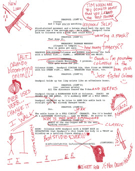 12 DAYS OF DEADPOOL #6, Esto es lo que Deadpool piensa del guión