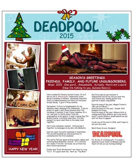 12 DAYS OF DEADPOOL #7, Felices Fiestas de los Wilsons