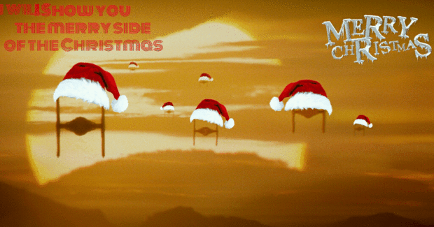 Felices Fiestas a todos desde una Galaxia muy, muy Lejana