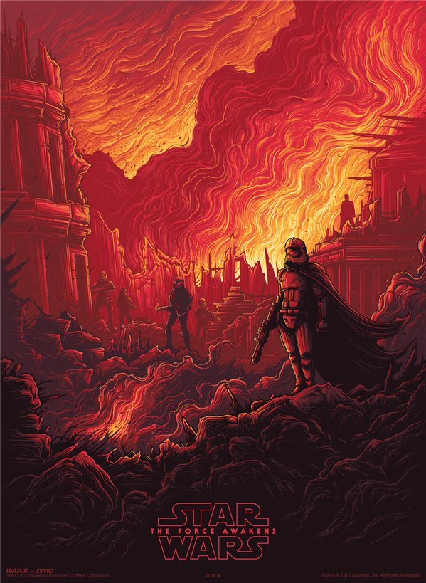Nuevo póster IMAX® de AMC Theatres de EL DESPERTAR DE LA FUERZA