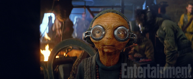 Imágenes oficiales de Maz Kanata y Snoke, para verles mejor, vía Entertainment Weekly
