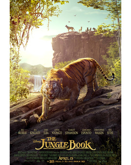Póster de El Libro de la Selva con Shere Khan