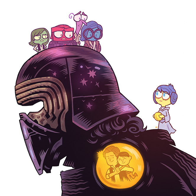 Melancolía Escrutinio Ordenado Inside out Kylo Ren