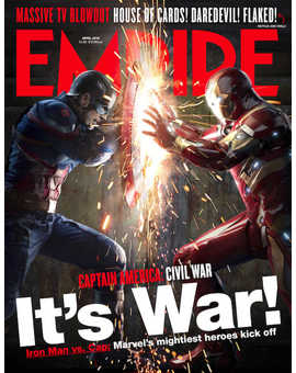 ¡Es la Guerra! Portada de Empire con Capitán America - Civil War