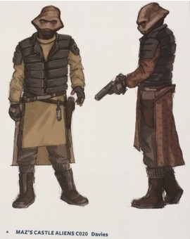 Criaturas, gentes y speeder de Star War VIII en el set de Dubronik