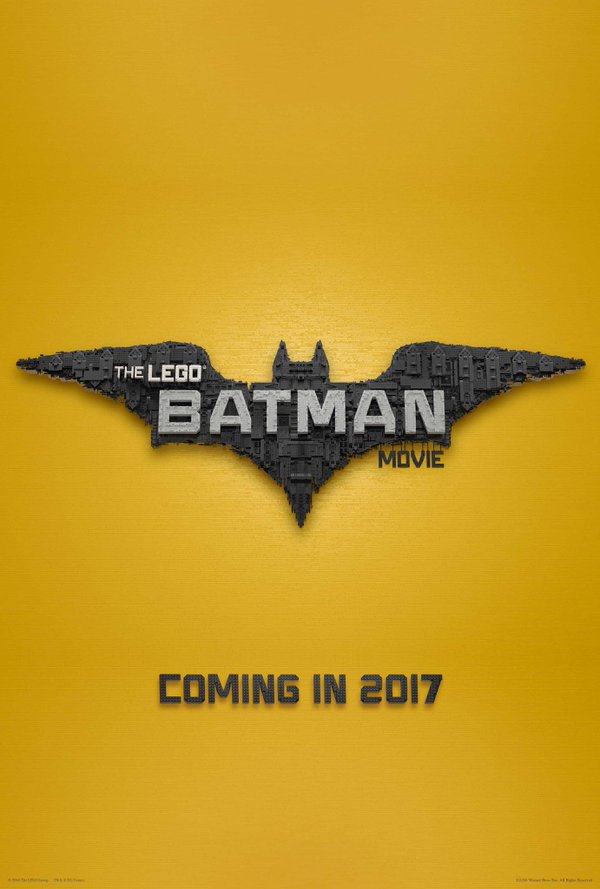 Primer teaser póster de The LEGO Batman Movie
