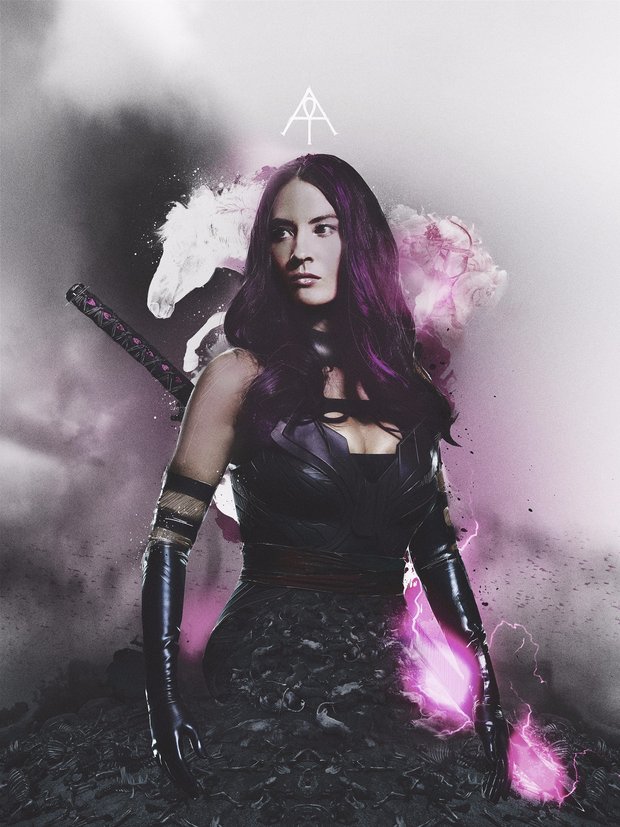 Psylocke (Mariposa Mental), pósters de personajes de XMEN Apocalipsis