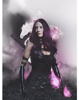 Psylocke (Mariposa Mental), pósters de personajes de XMEN Apocalipsis