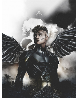 Arcángel, pósters de personajes de XMEN Apocalipsis
