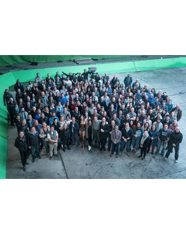 Wonder Woman, foto con todo el equipo