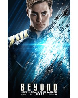 Kirk, pósters de personajes de Star Trek Beyond (Más Allá)