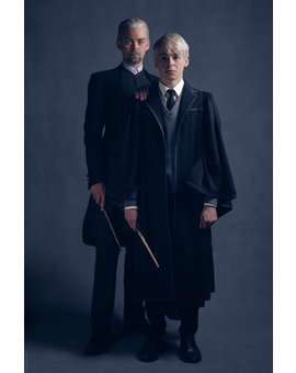 Draco y Scorpius Malfoy en la obra Harry Potter and the Cursed Child 