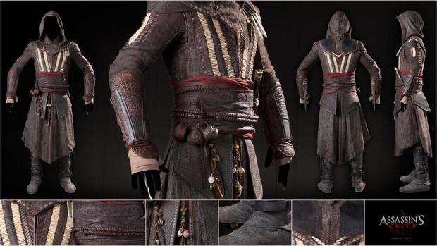 Assassin´s Creed, traje de Aguilar en detalle