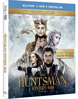 The Huntsman: Winter's War Extended Edition, extras del blu-ray