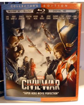 Más de 60 minutos de extras y carátula del bluray de Captain America Civil War