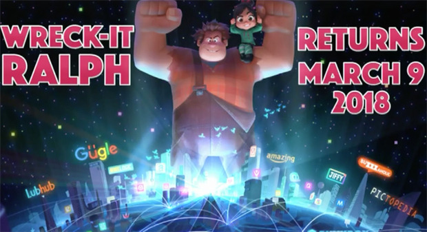 Rompe Ralph 2 para el 9 de Marzo 2018