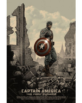 MONDO póster de Capitán América El Primer Vengador