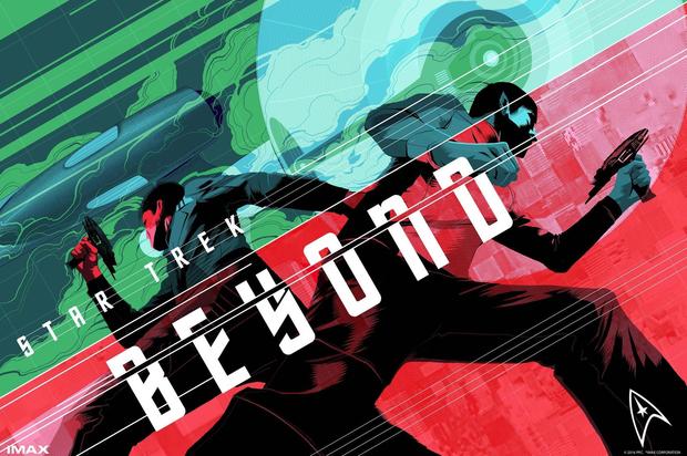IMAX® póster de evento maratón de la trilogía de Star Trek