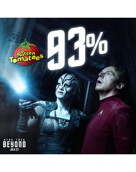 Vistazo a la banda sonora de Star Trek Beyond (Más Allá) que se tocará en directo en el pase exclusivo en la Comic Con y 93% en rotten tomatoes