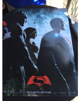 Póster de la Comic Con de Batman v Superman Ultimate Edition
