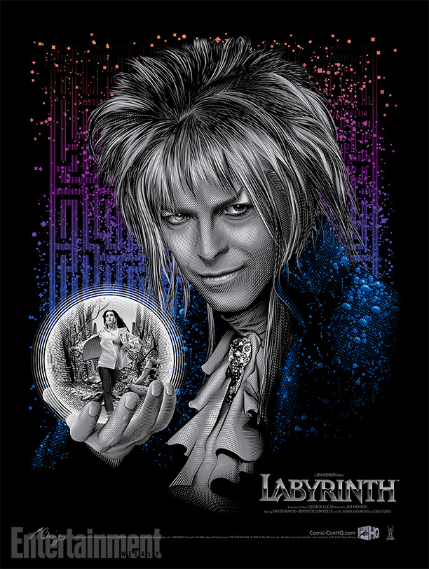 Labyrinth (Dentro del Laberinto), póster conmemorativo de la Comic Con