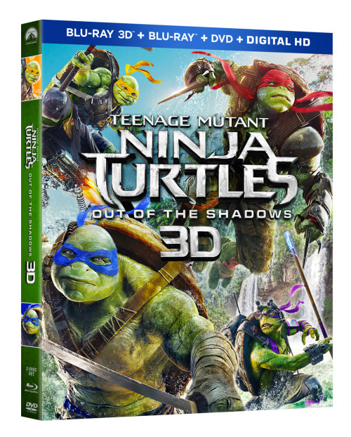 Tortugas Ninja Fuera de las Sombras, extras del blu-ray