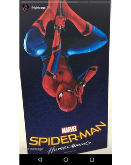 Supuesto póster promocional de SpiderMan Homecoming