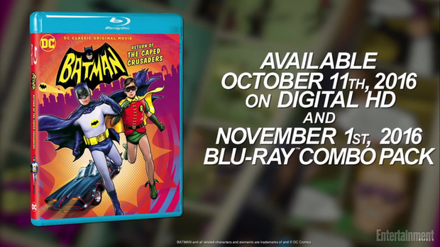 BATMAN: RETURN OF THE CAPED CRUSADERS, primer avance de la película de animación basada en la serie de los 60 con Adam West