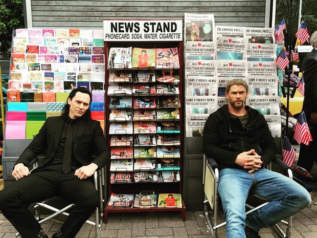 Galería del imágenes del set de Thor Ragnarök  en Brisbane simulando Nueva York