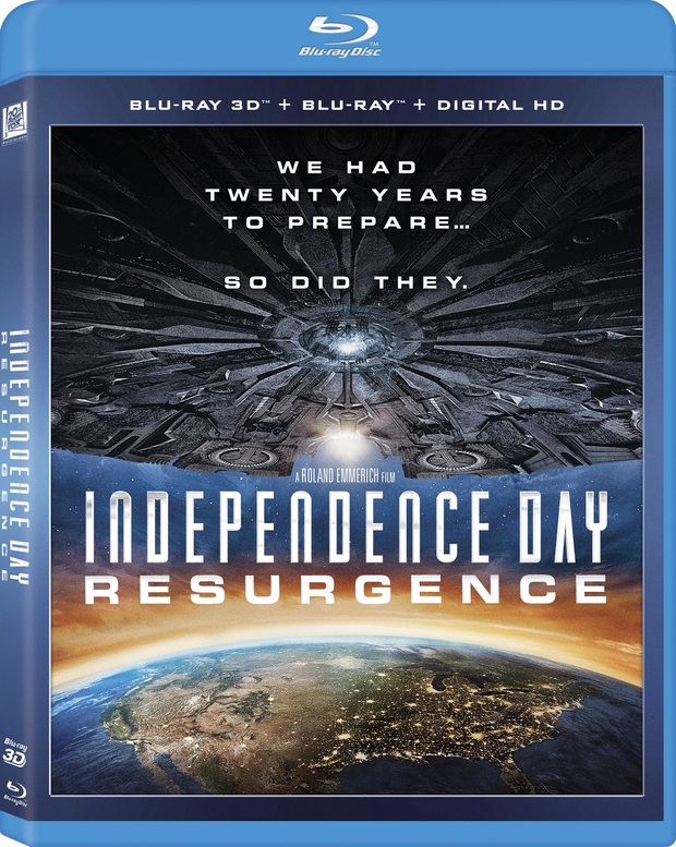 Independence Day: Resurgence, carátula y duración de los extras