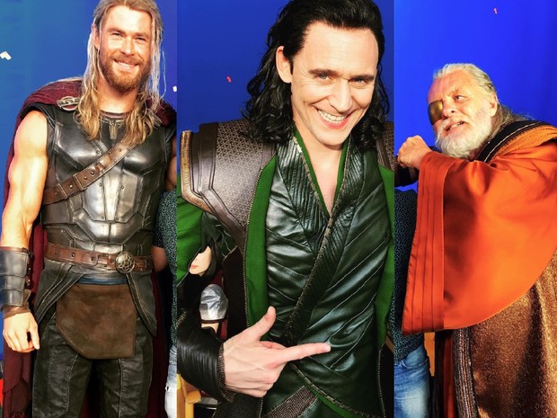 Nuevo vestuario de Thor, Loki y Odín en Thor Ragnarök
